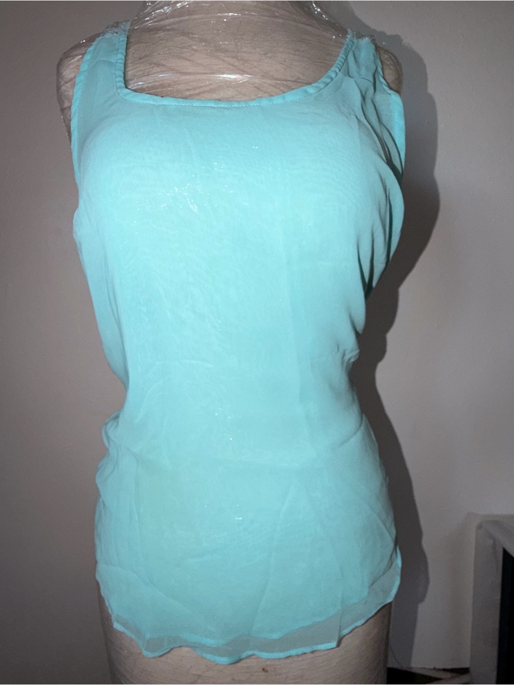 Love Culture Light Aqua Tank Top